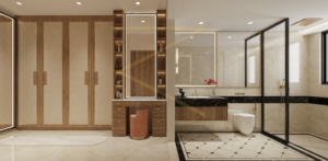 WALK-IN CLOSET & BATHROOM